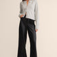 Z Supply Marli Wide Leg Vegan Leather Pant