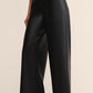 Z Supply Marli Wide Leg Vegan Leather Pant