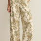 Z Supply Overlook Tiki Tide Linen Pant-Island Coconut