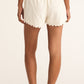 Z Supply Pesaro Embroidered Linen Short - White