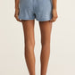 Z Supply Scout Jersey Denim Short-Medium Indigo