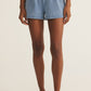 Z Supply Scout Jersey Denim Short-Medium Indigo
