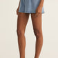 Z Supply Scout Jersey Denim Short-Medium Indigo