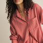 Z Supply The Perfect Linen Striped Short - Gelato