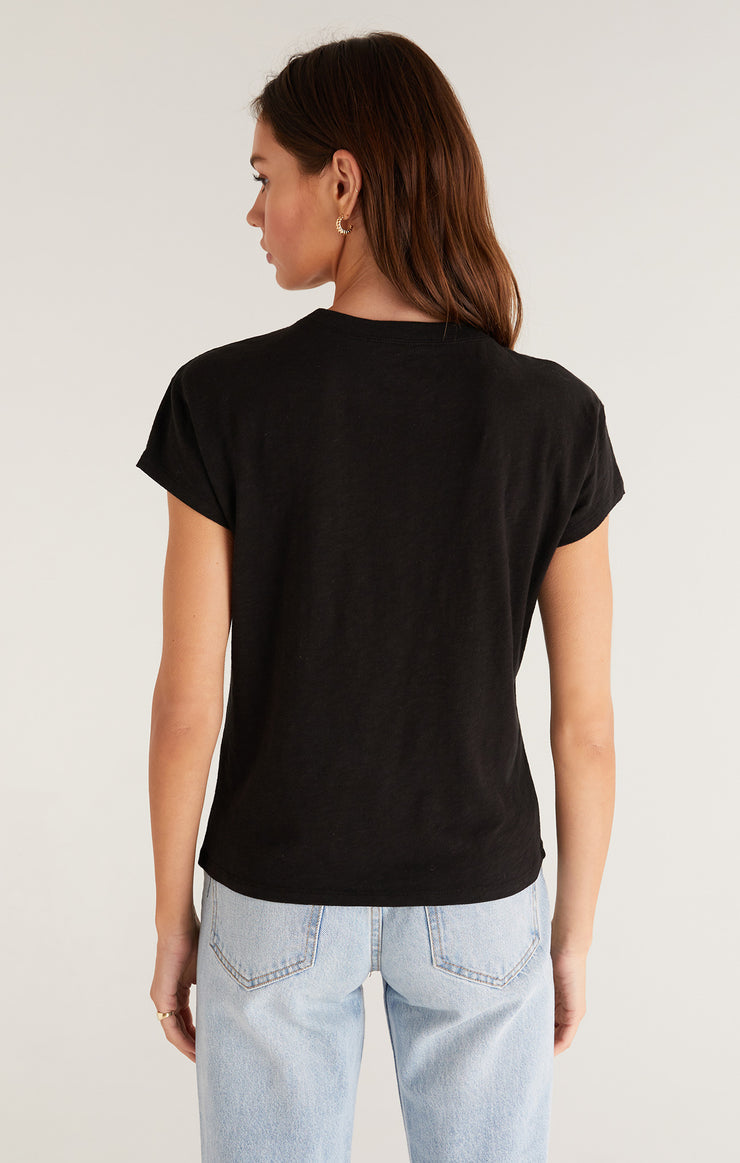 Z Supply Modern Slub Tee-Black