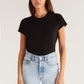 Z Supply Modern Slub Tee-Black