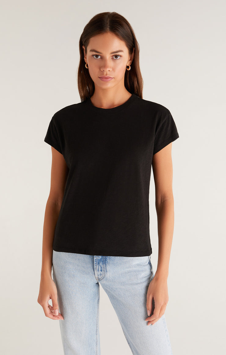 Z Supply Modern Slub Tee-Black