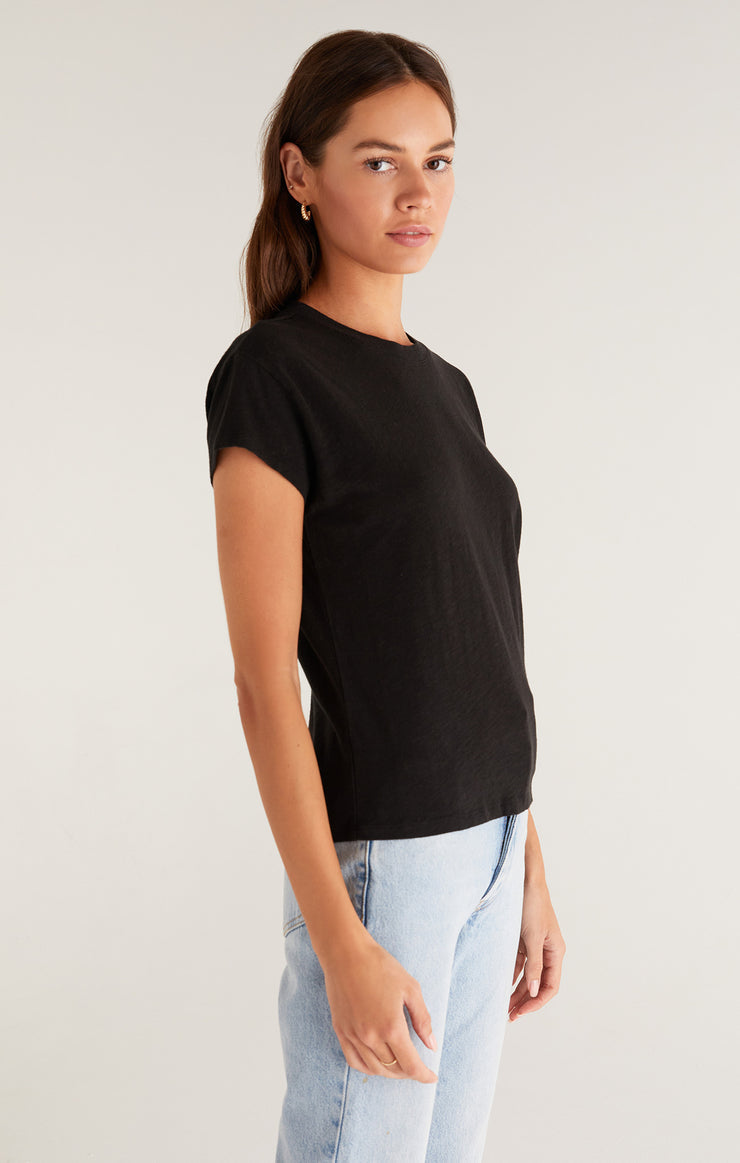 Z Supply Modern Slub Tee-Black