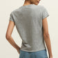 Z Supply Modern Slub Tee-Classic Heather Grey