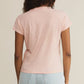 Z Supply Modern Slub Tee-Pink Salt