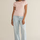 Z Supply Modern Slub Tee-Pink Salt
