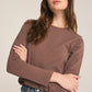 Z Supply Modern Slub L/S Tee-Deep Taupe