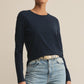 Z Supply Modern Slub L/S Tee-Eclipse