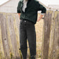 Z Supply River Plaid Button Up-Cyprus Green