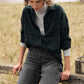 Z Supply River Plaid Button Up-Cyprus Green