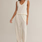 Z Supply Sloane V-Neck Top - Sea Salt