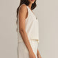 Z Supply Sloane V-Neck Top - Sea Salt