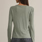 Z Supply Arlet Slub Tee-Sage Green