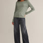 Z Supply Arlet Slub Tee-Sage Green