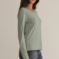 Z Supply Arlet Slub Tee-Sage Green