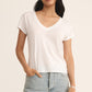 Z Supply Modern V-Neck Tee - White