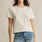 Z Supply Go To Washed Tee - Sea Salt