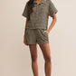 Z Supply Monaco Crochet Button Up - Black