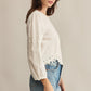 Z Supply Ambroise Embroidered Linen Top - White