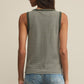 Z Supply Elin Stripe Rib Tank-Dark Agave