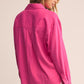 Z Supply Alfie Linen Button Up - Island Pink