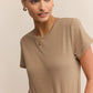 Z Supply Tourist Knit Jersey Tee -Desert Tan