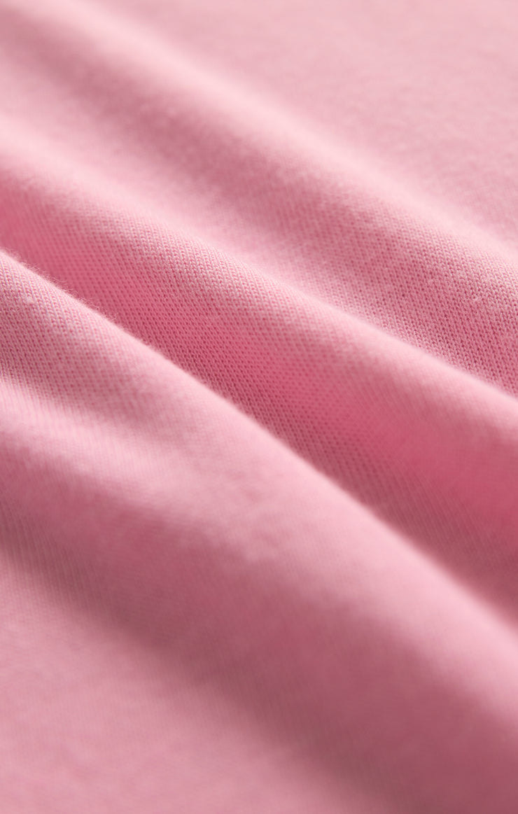 Z Supply Tourist Knit Jersey Tee - Pink Sunrise