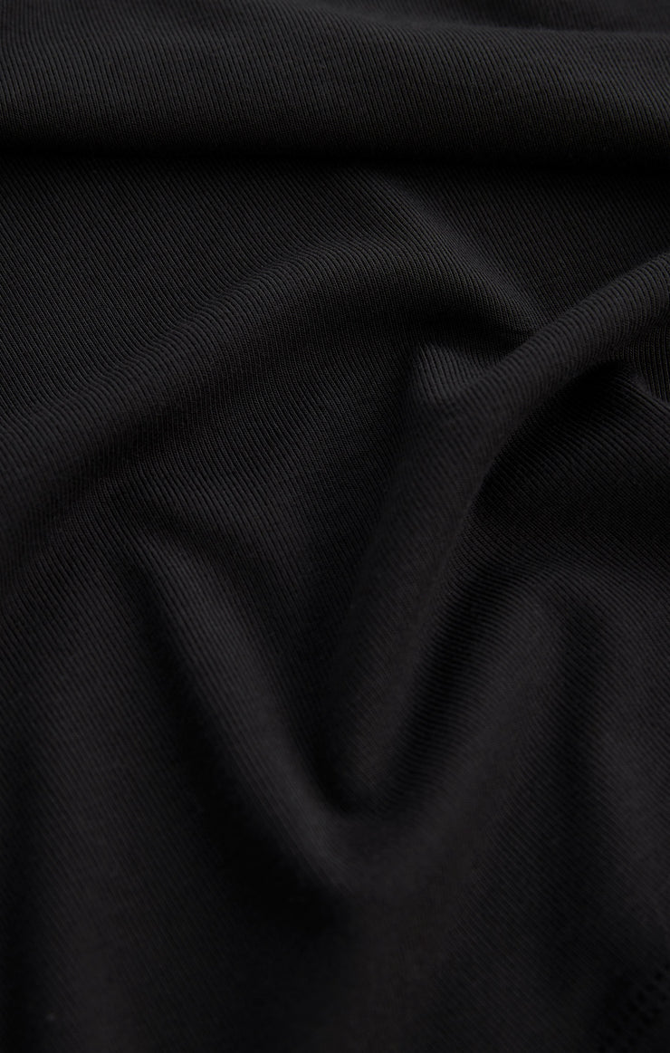 Z Supply Second Skin Long Sleeve Crew - Black