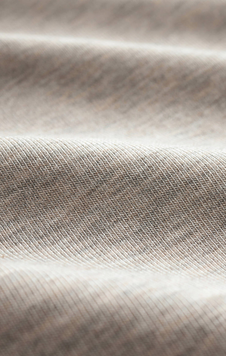 Z Supply Second Skin Long Sleeve Crew - Natural Heather