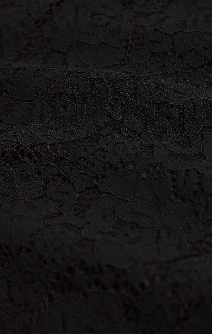 Z Supply Aurora Lace Top-Black