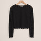 Z Supply Aurora Lace Top-Black