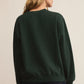 Z Supply Boyfriend Sweatshirt-Garland Green
