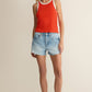Z Supply Clarke Rib Tank - Lychee