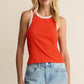 Z Supply Clarke Rib Tank - Lychee