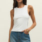 Z Supply Clark Rib Tank-White