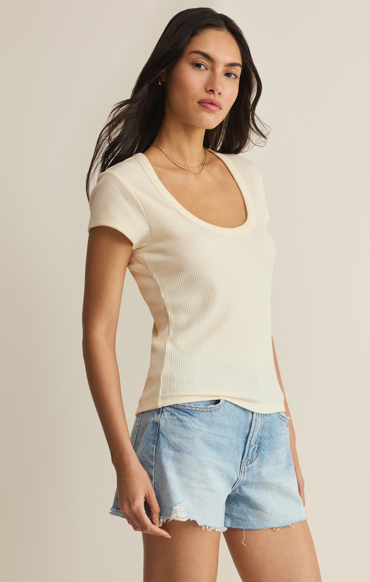 Z Supply Leisurely Tee-Cloud