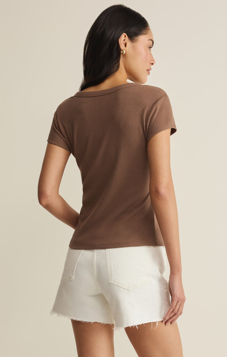 Z Supply Leisurely Tee-Palo Santo