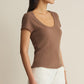 Z Supply Leisurely Tee-Palo Santo
