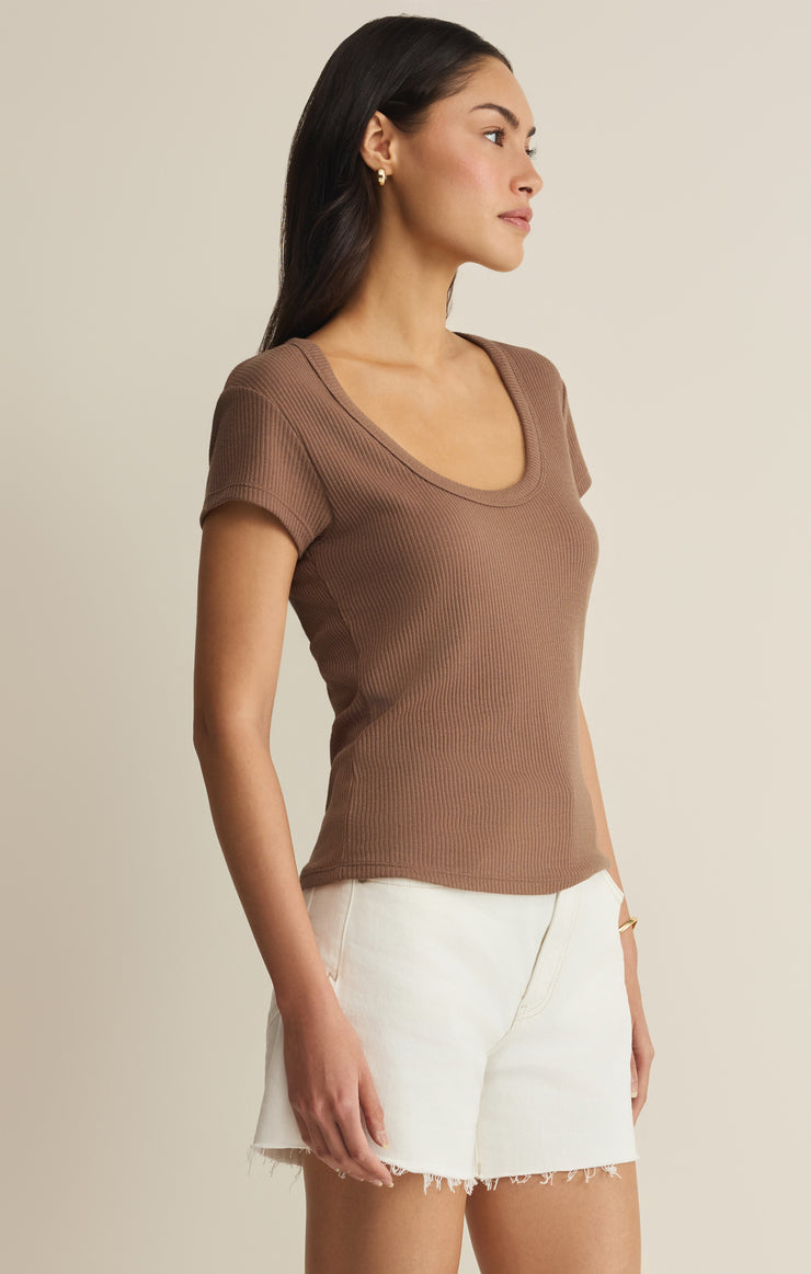 Z Supply Leisurely Tee-Palo Santo