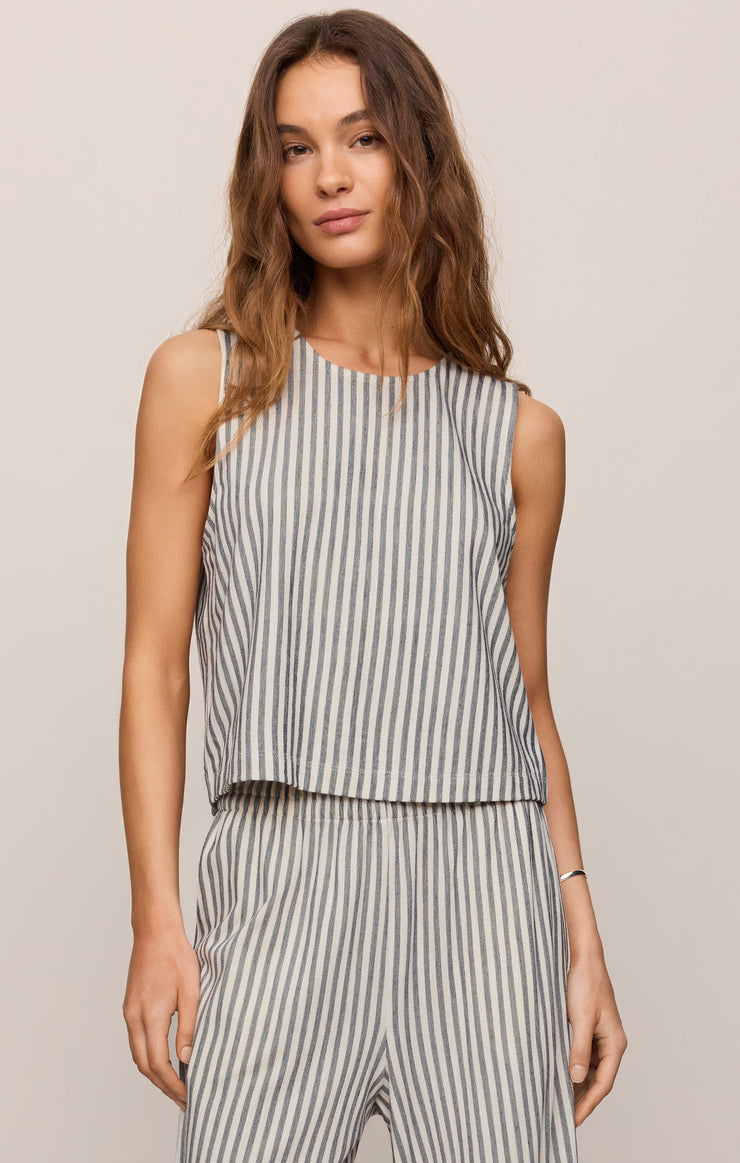 Z Supply Sloane Knit Striped Top - Eclipse