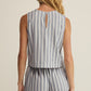 Z Supply Sloane Knit Striped Top - Summer Stone