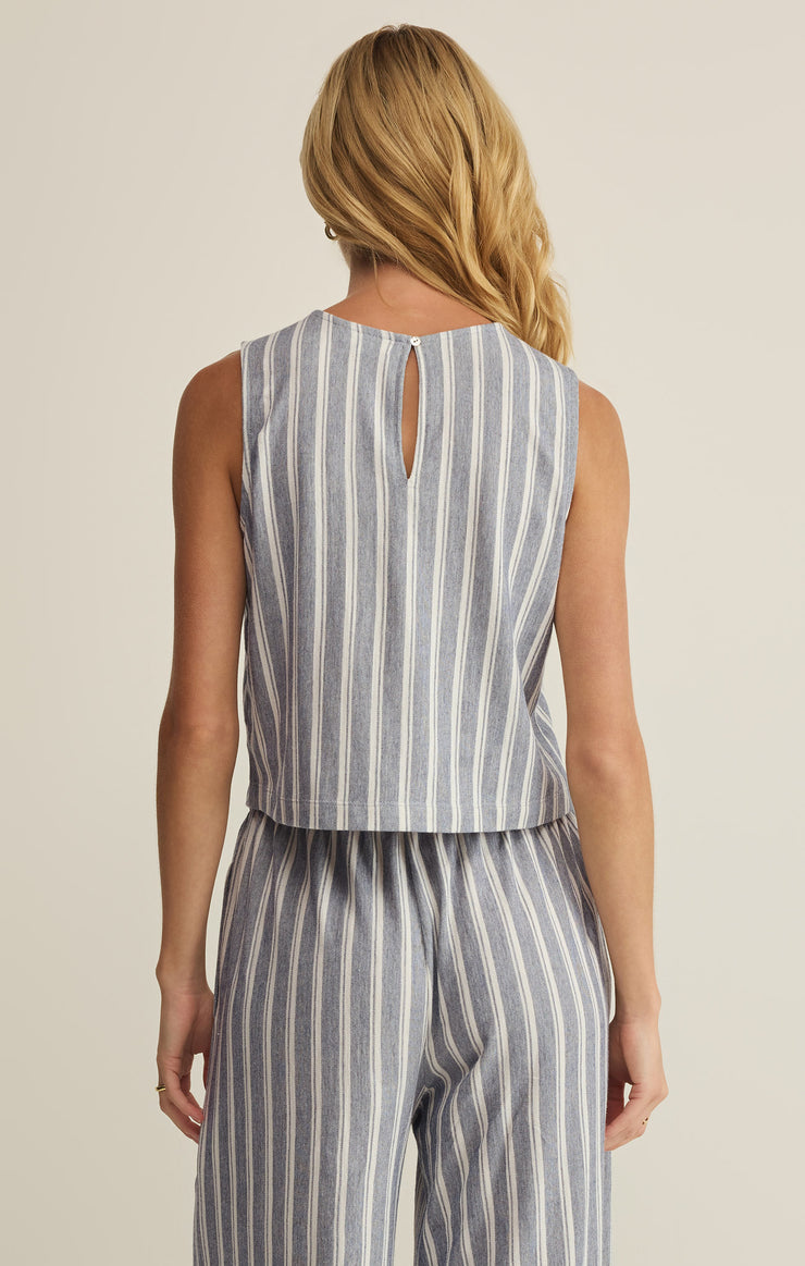 Z Supply Sloane Knit Striped Top - Summer Stone