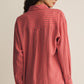 Z Supply The Perfect Striped Linen Button Up - Gelato