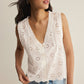 Z Supply Darcy Eyelet Tank - White
