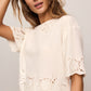 Z Supply Daya Embroidered Top-White